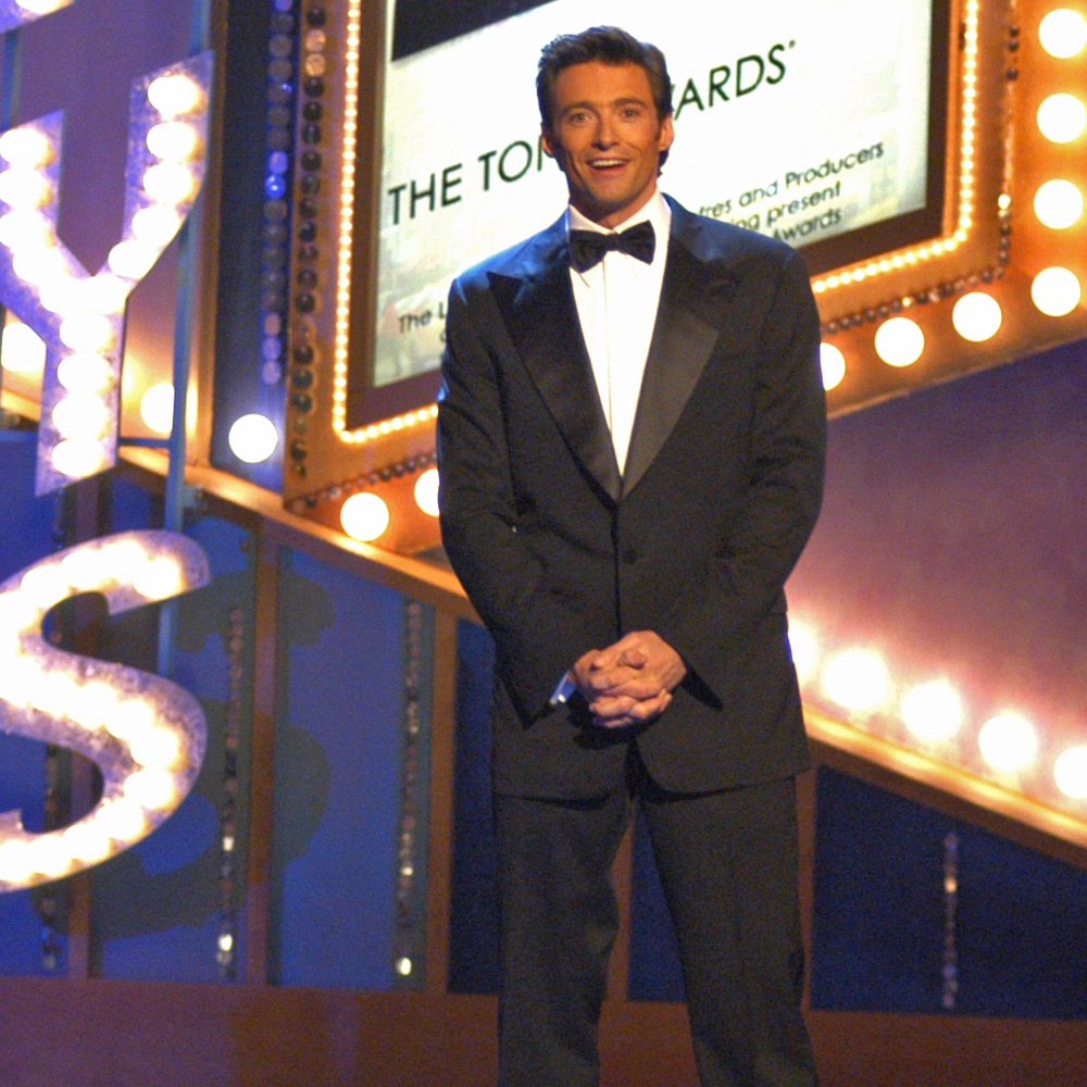 Host Hugh Jackman at the 2004 Tony Awards.
