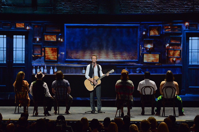 Host Neil Patrick Harris opens the 2013 Tony Awards in a small way, but it gets bigger!