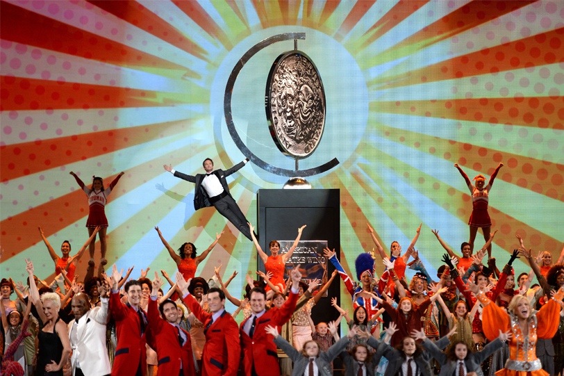 Host Neil Patrick Harris and casts of Broadway shows perform onstage at The 67th Annual Tony Awards